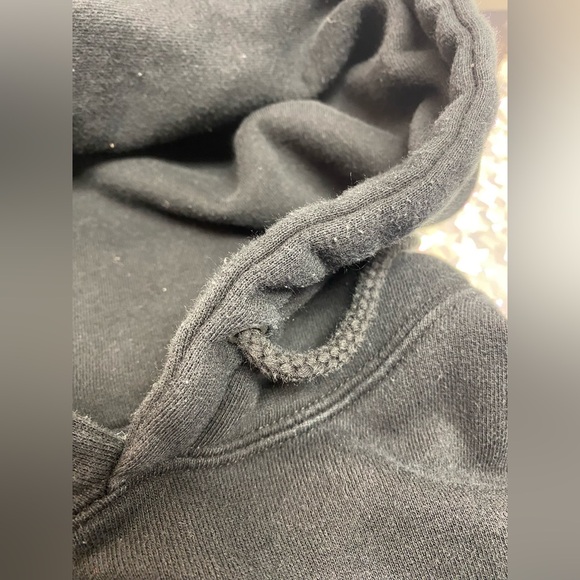 Inside We’re All The Same Your Anxiety Is Lying To You! Black Hoodie Size SMALL - Picture 7 of 13